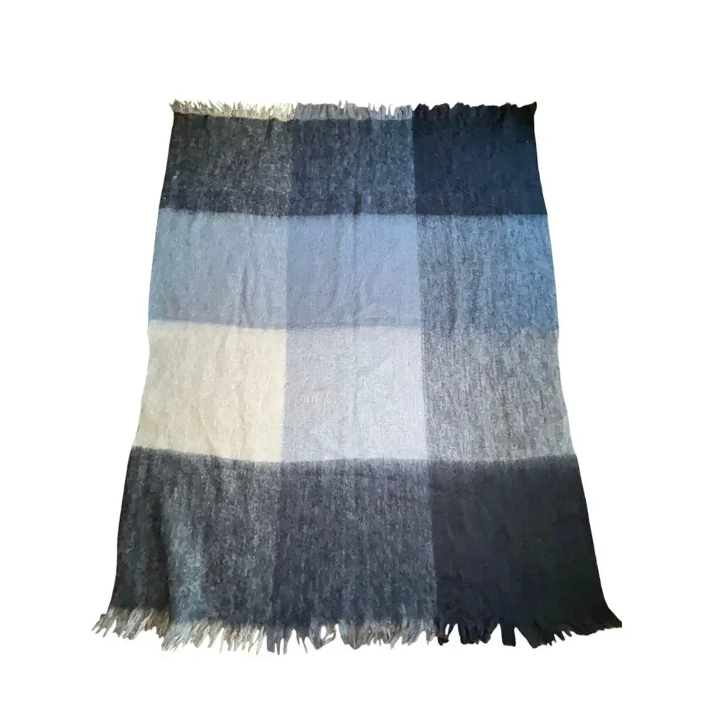 Avoca the Mill wool blanket throw made in Ireland blend Mohair Wool